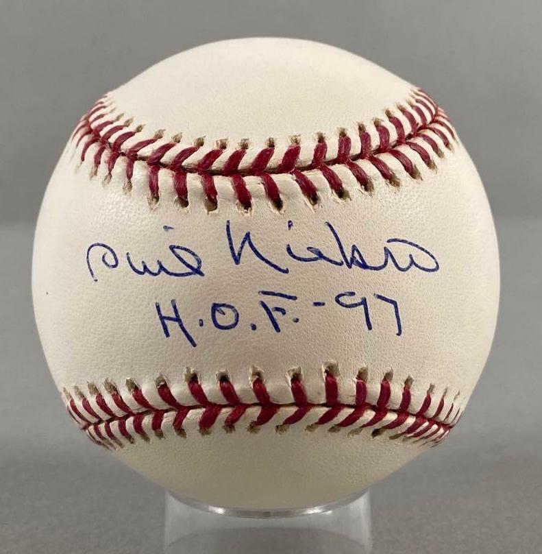 Phil Niekro Signed Baseball with Inscription and COA (1 of 4)