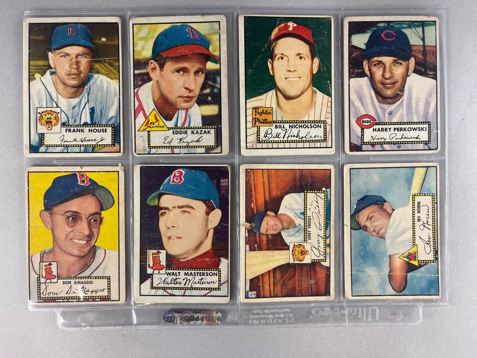 24 - 1952 Topps and 1954 Bowman Baseball Cards with HOFs (1 of 6)
