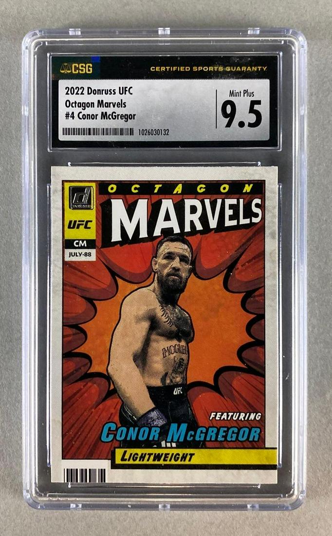 2022 Donruss UFC Octagon Marvels Conor McGregor #4 CSG 9.5 (1 of 2)