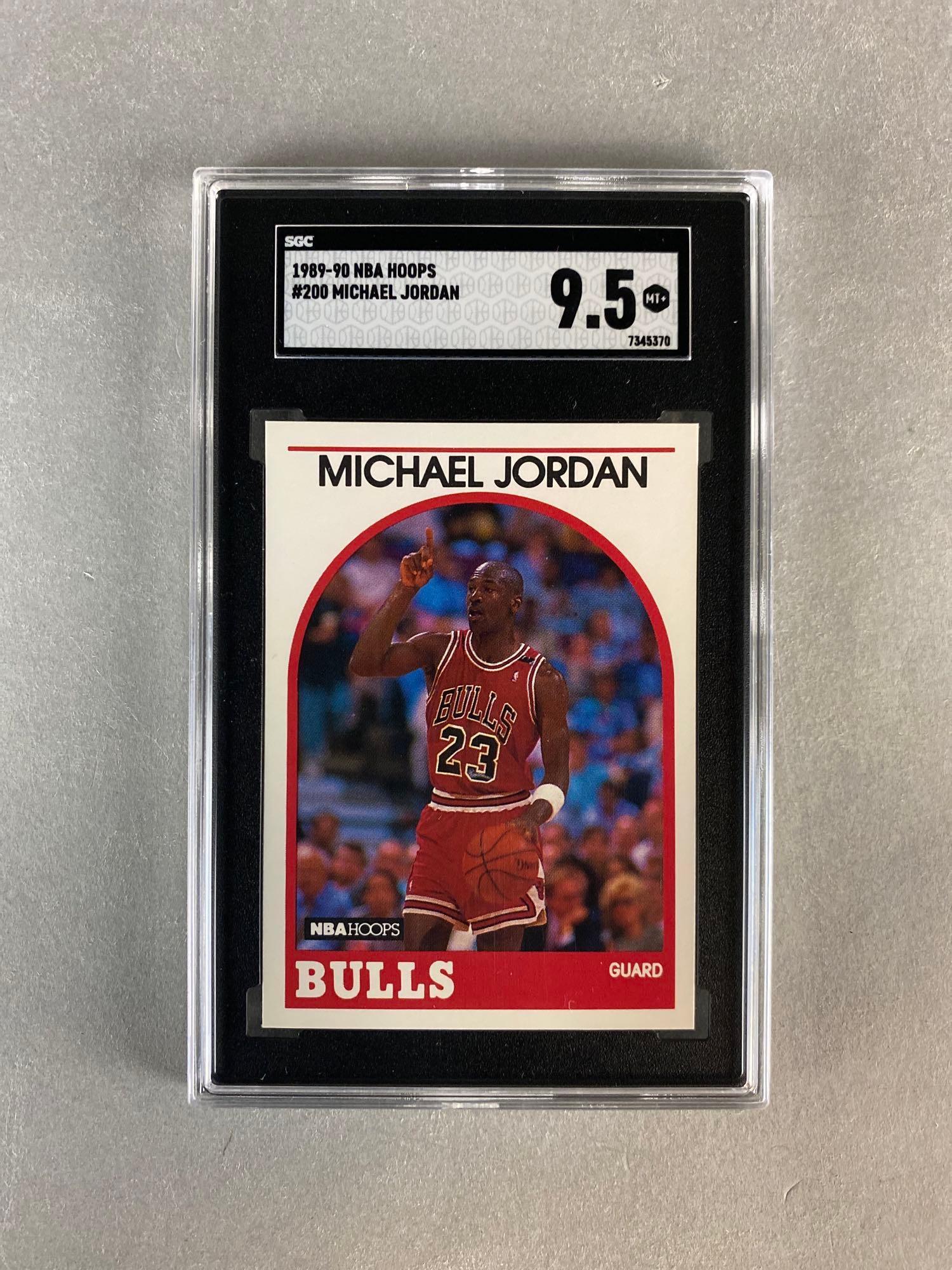 1989 - 90 NBA Hoops Michael Jordan #200 SGC 9.5 (1 of 2)