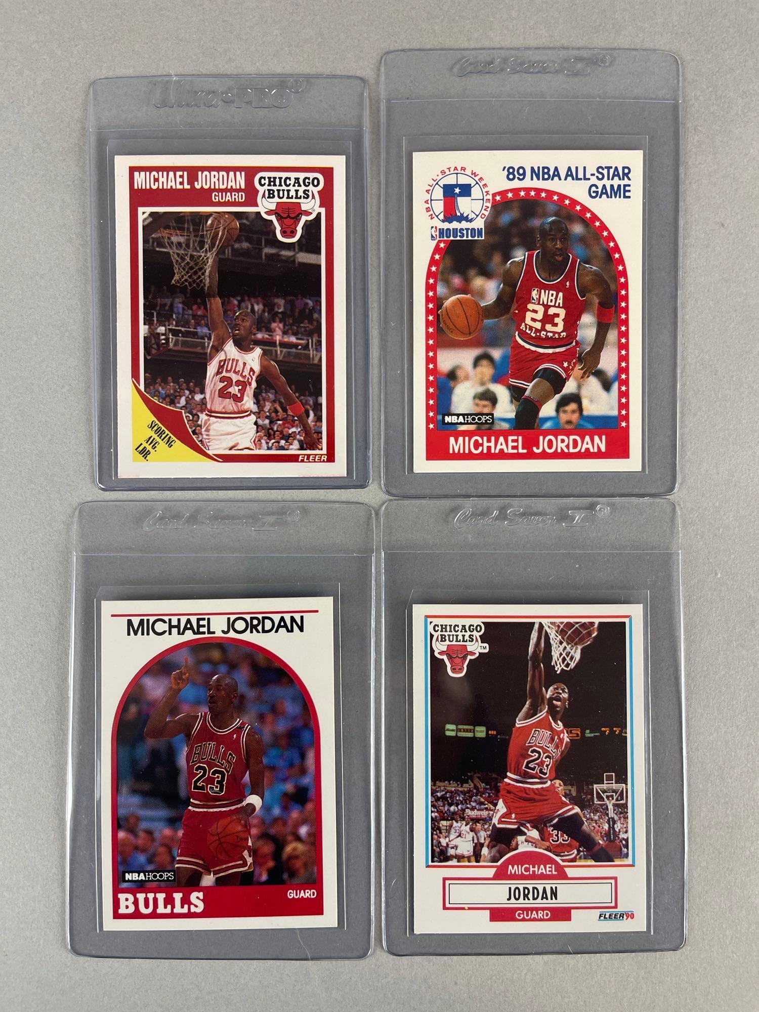 4 Ð 1989 and 1990 Michael Jordan Cards (1 of 2)