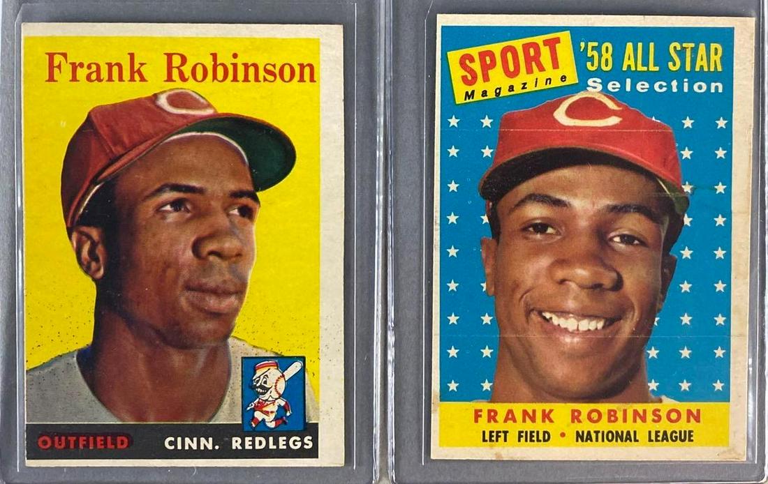 2 - 1958 Topps Frank Robinson Cards (1 of 2)