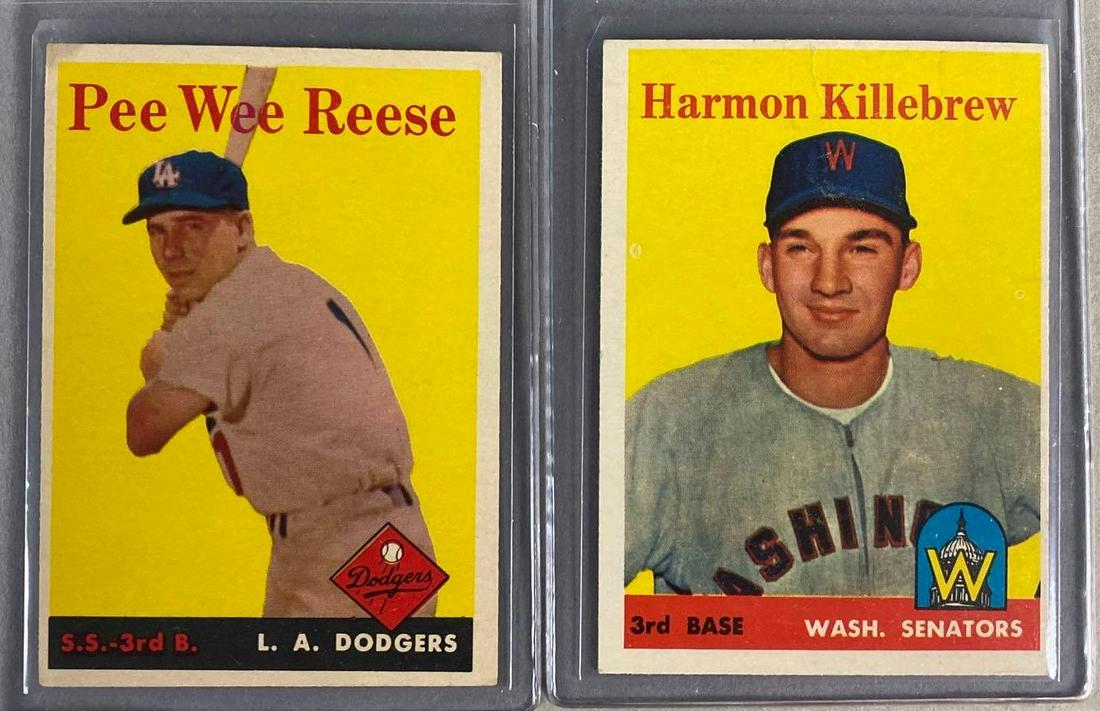 2 - 1958 Topps Baseball HOFs (1 of 2)