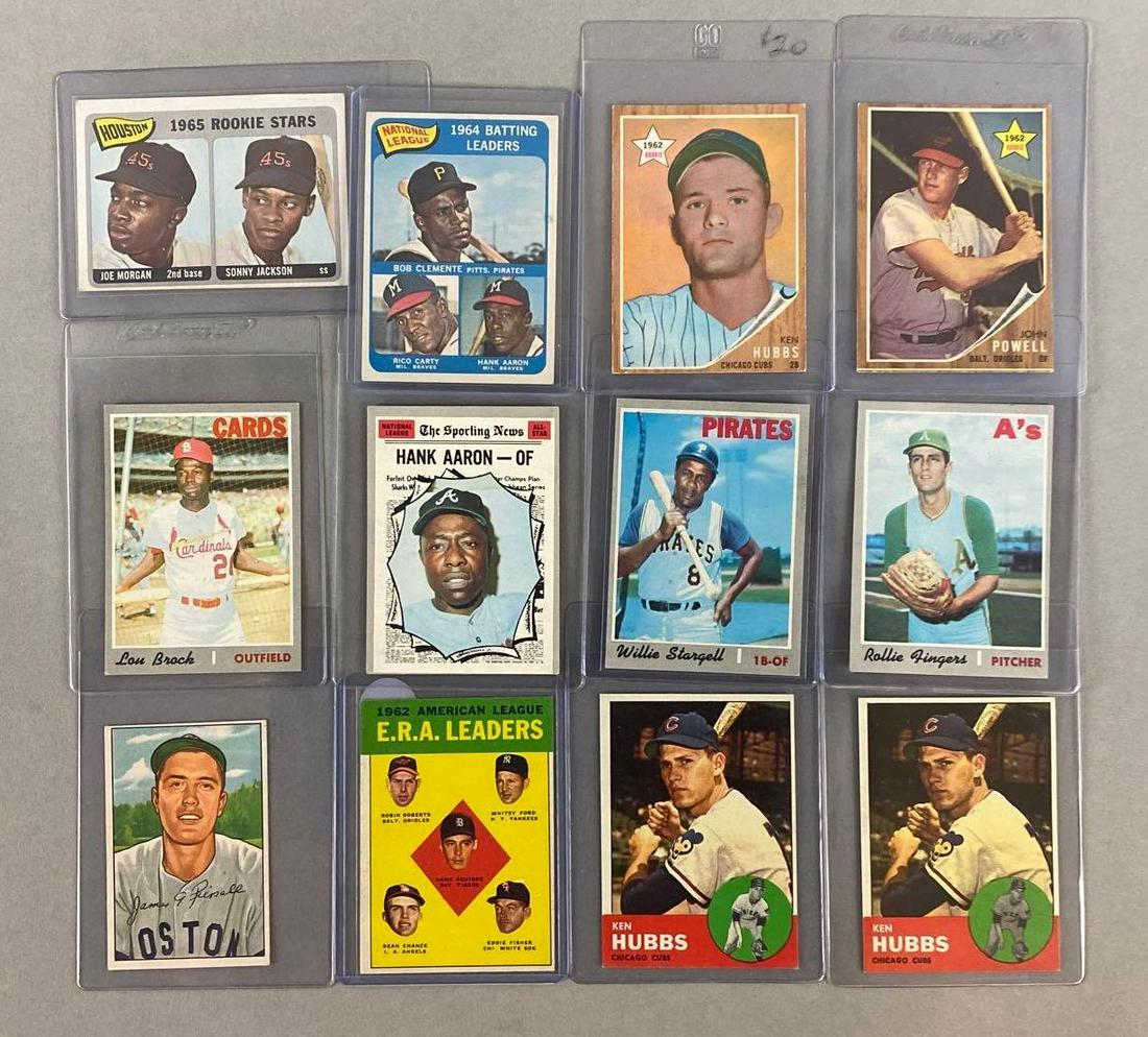 12 - 1952 -70 Baseball HOFs Stars and Rookies (1 of 2)