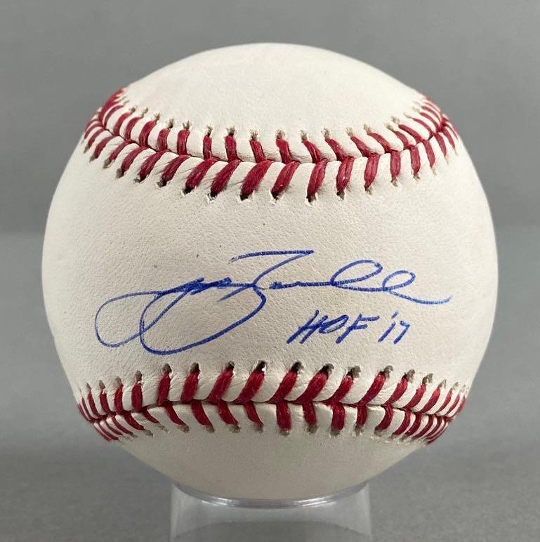 Jeff Bagwell Signed Baseball with Inscription (1 of 3)