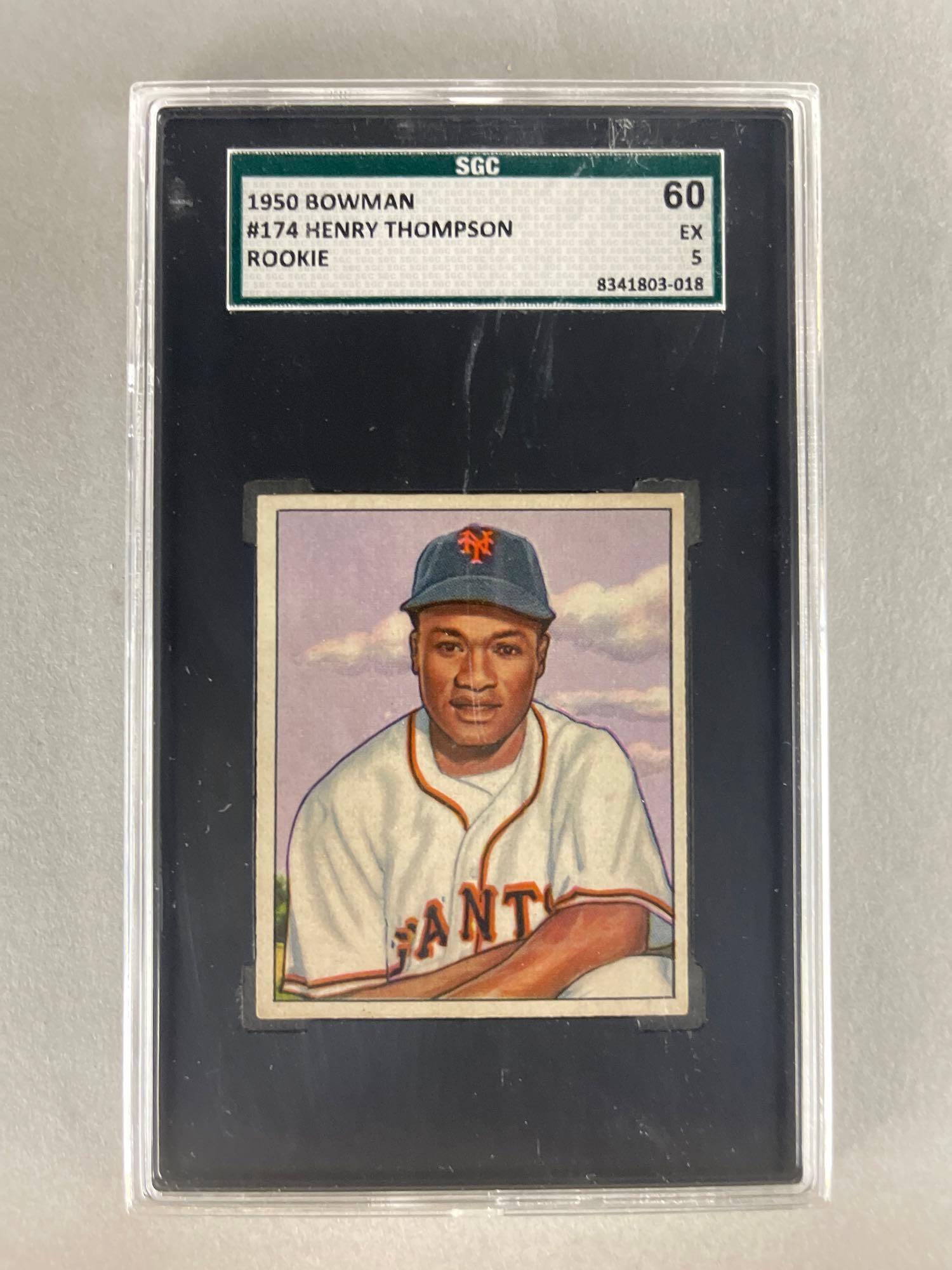 1950 Bowman Henry Thompson #174 SGC 5 (1 of 2)