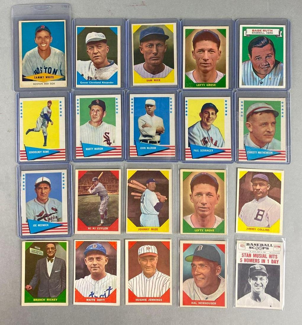 20 - 1950s - 60 Fleer, Red Heart and other Baseball Cards (1 of 2)
