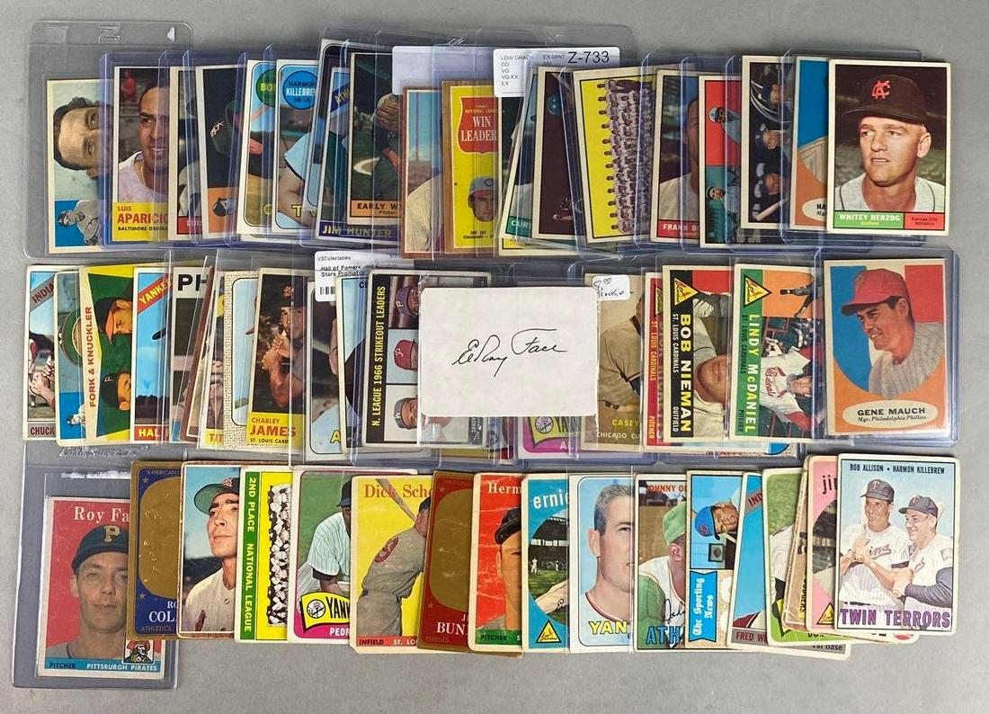 60 - 1950s - 60s Baseball HOFs Stars and Rookies (1 of 3)
