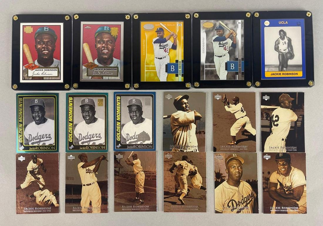 17 - Jackie Robinson Cards with Scarce Inserts (1 of 4)