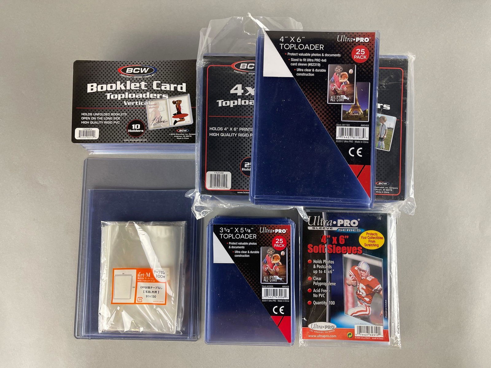 200 + Assorted Top Loaders and Sleeves (1 of 2)