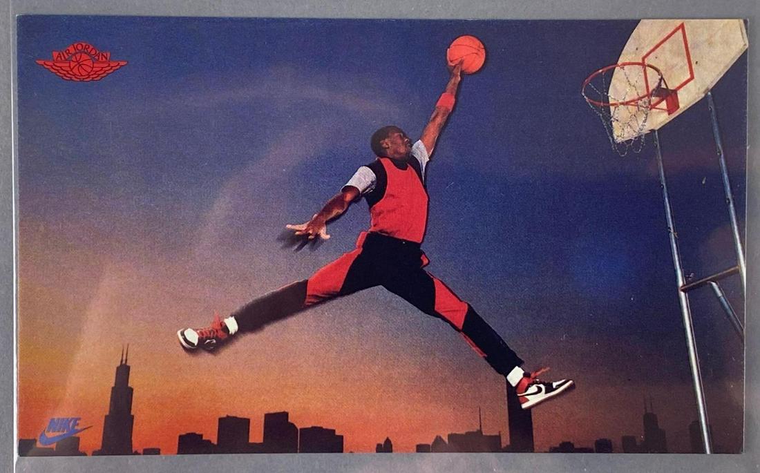 michael jordan nike promo card