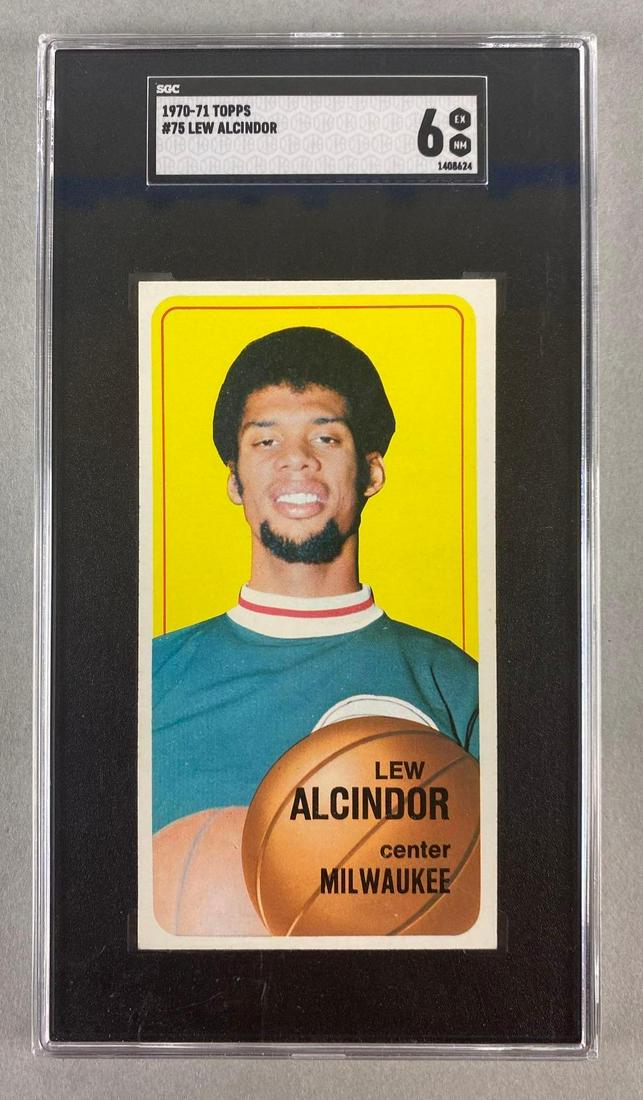 1970 - 71 Topps #75 Lew Alcindor SGC 6 (1 of 2)