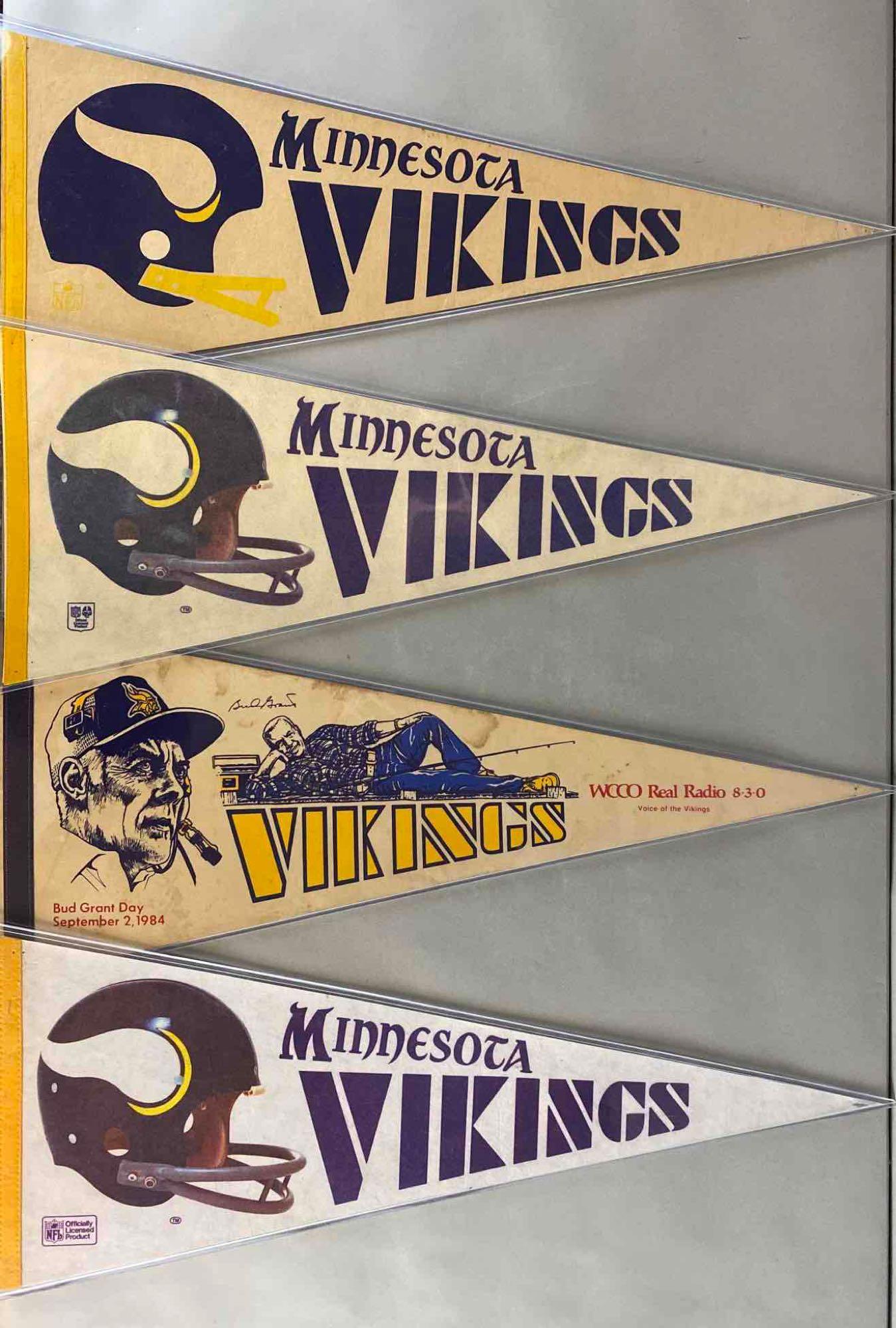 4 - 1970s - 80 Minnesota Vikings Pennants (1 of 1)