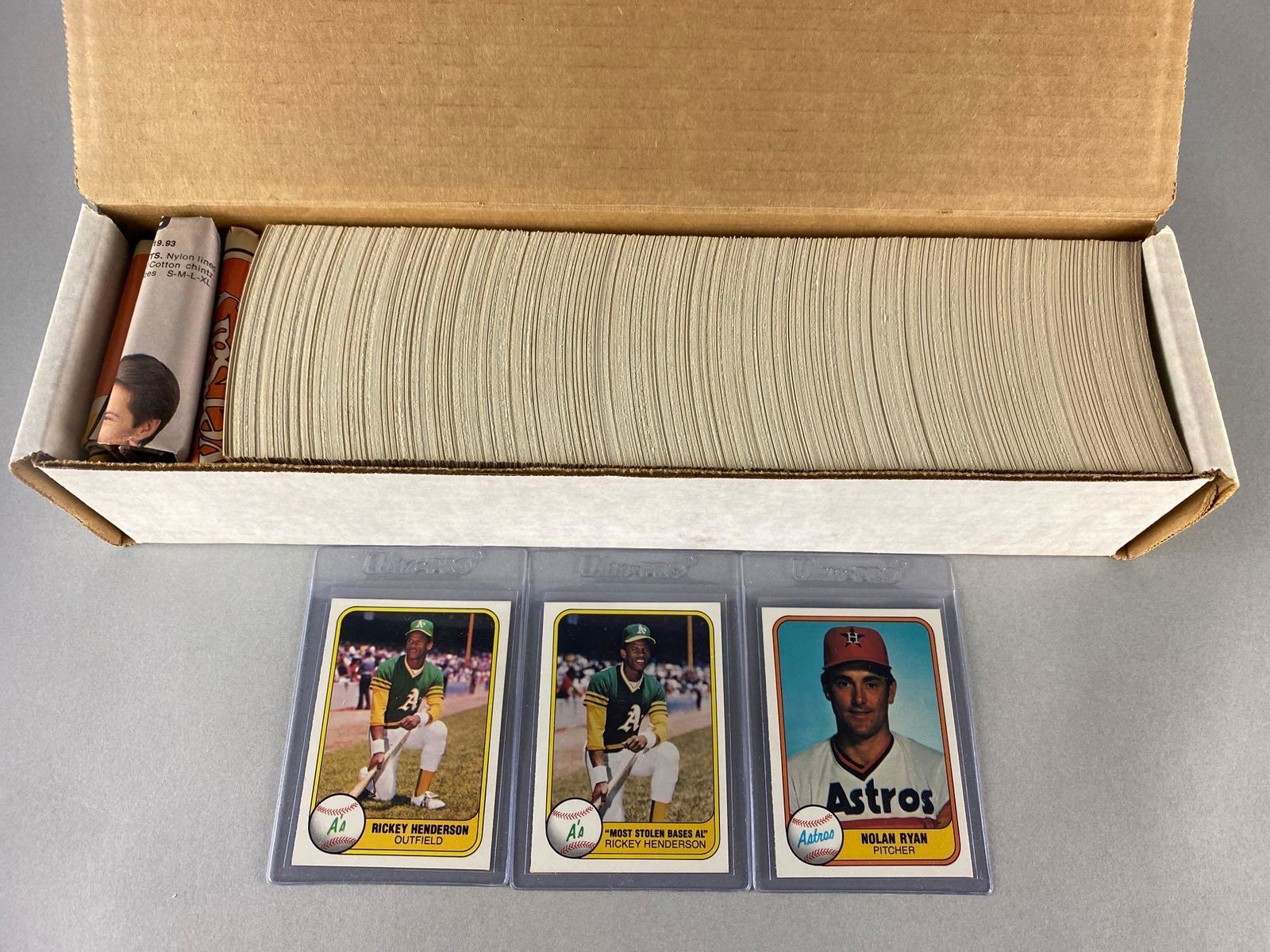 1981 Fleer Baseball Set (1 of 3)