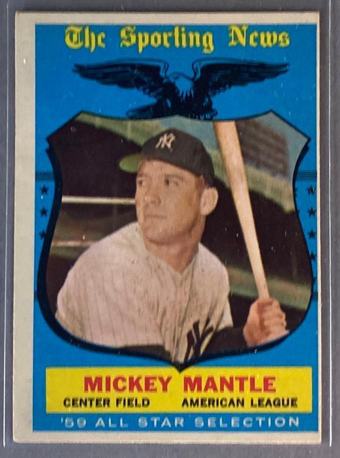 1959 Topps Mickey Mantle All-Star #564 (1 of 3)