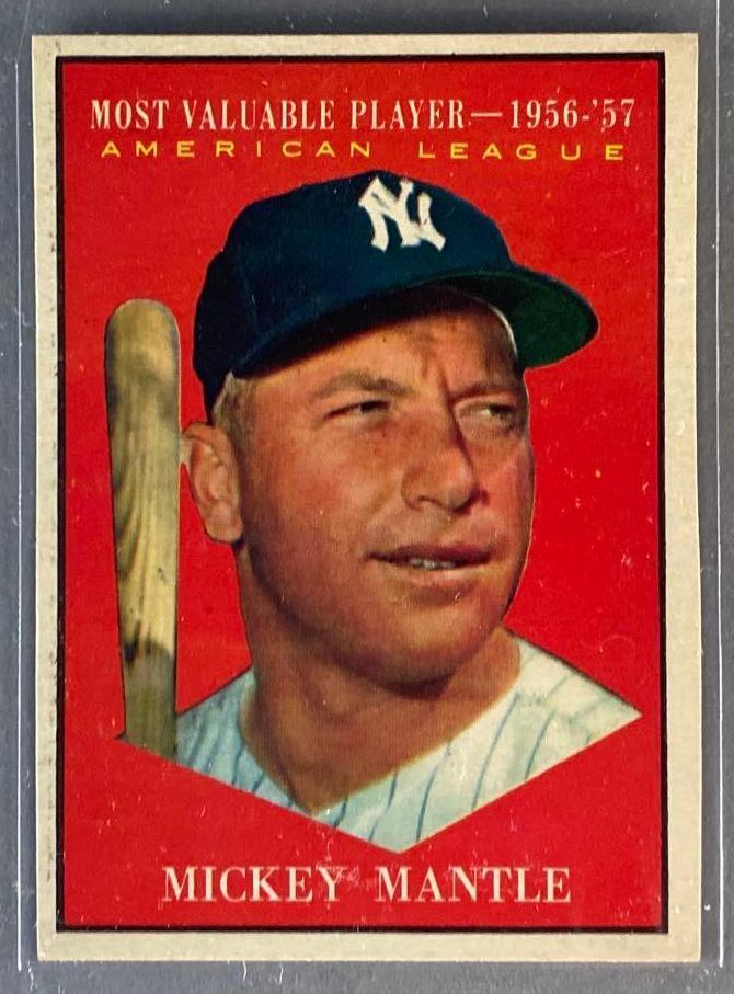 1961 Topps Mickey Mantle MVP #475 (1 of 2)