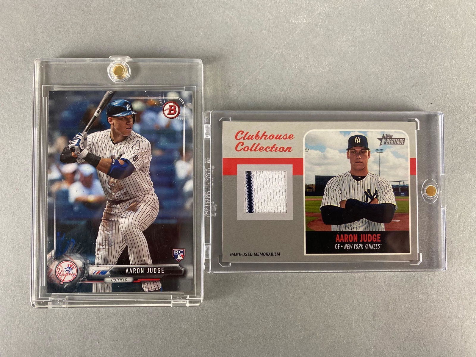 2 - Aaron Judge Baseball Cards with 1 Rookie (1 of 5)