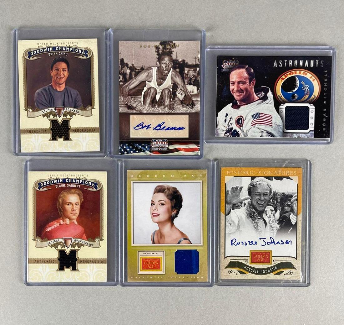 6 - Non Sports Autograph and Jersey Cards (1 of 3)