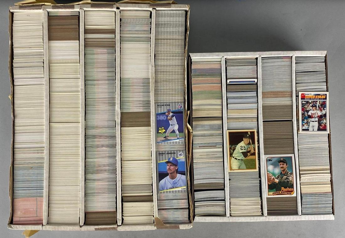 8000+ 1980s - 90s Baseball Cards with HOFs Stars and Rookies (1 of 1)