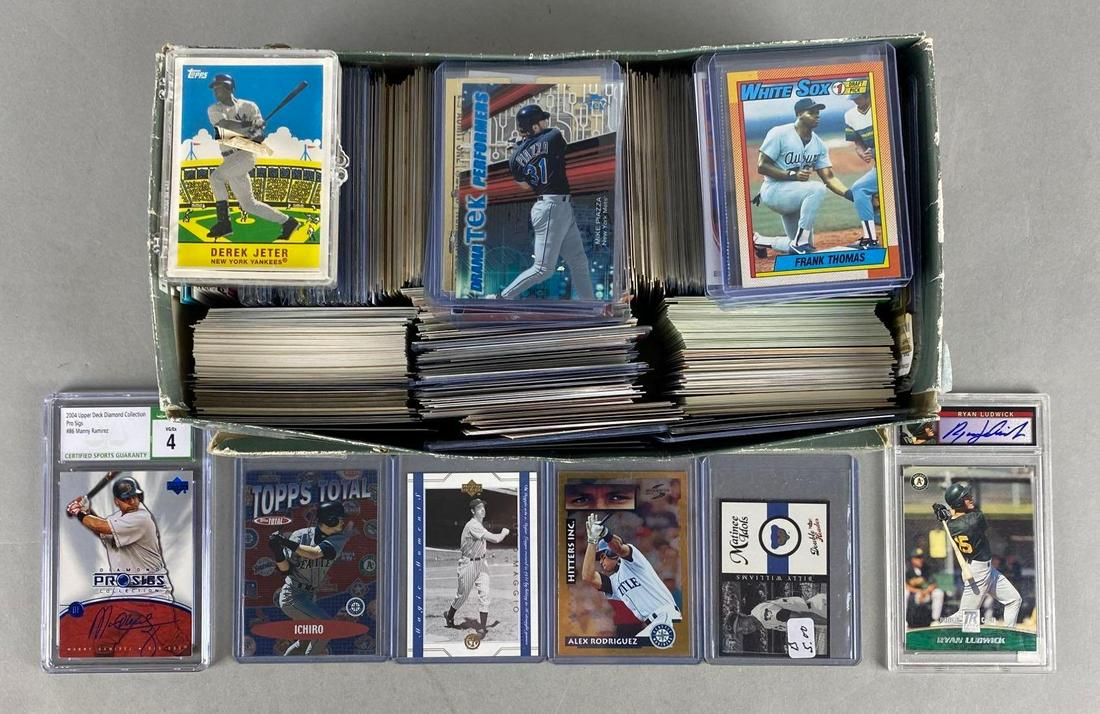 750 - 1990 - 2016 Baseball Cards with HOFs Stars Rookies and Inserts (1 of 3)