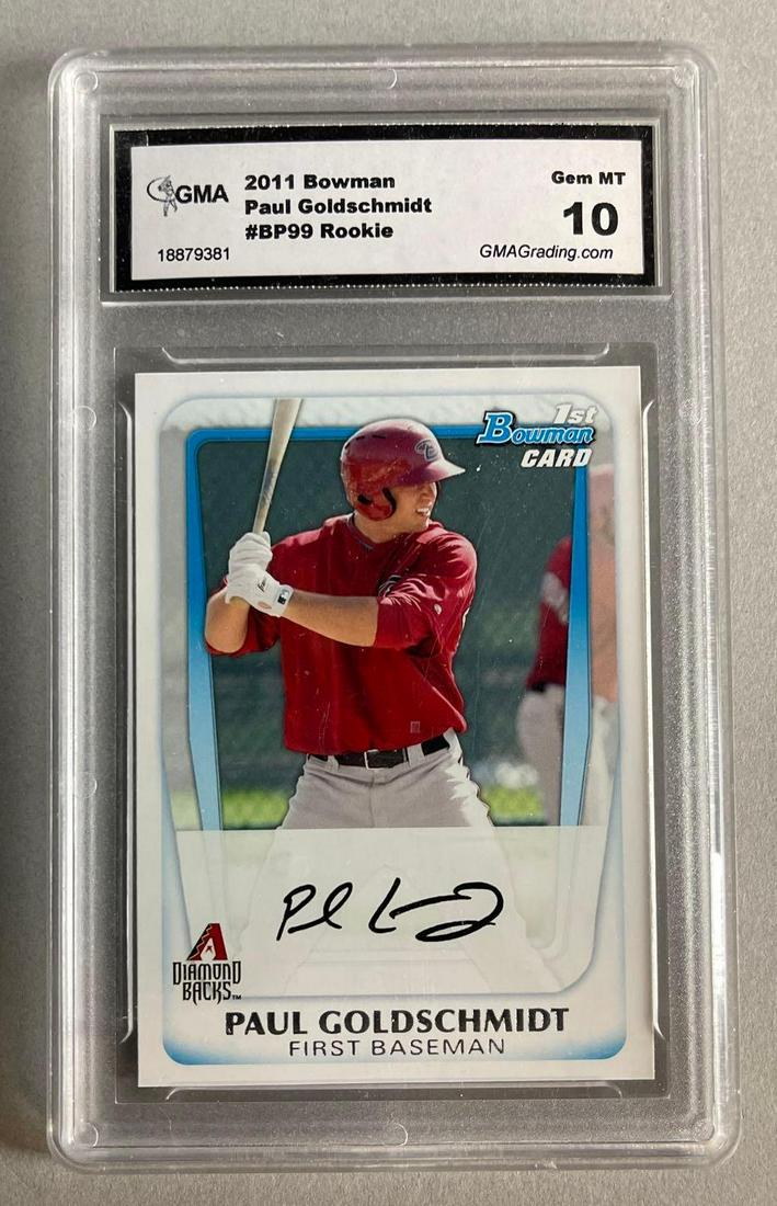 2011 Bowman Paul Goldschmidt BP99 GMA 10 (1 of 2)