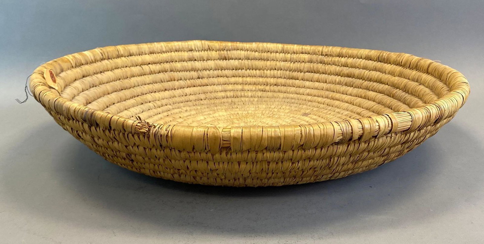 Large Coiled Woven Basket (1 of 5)