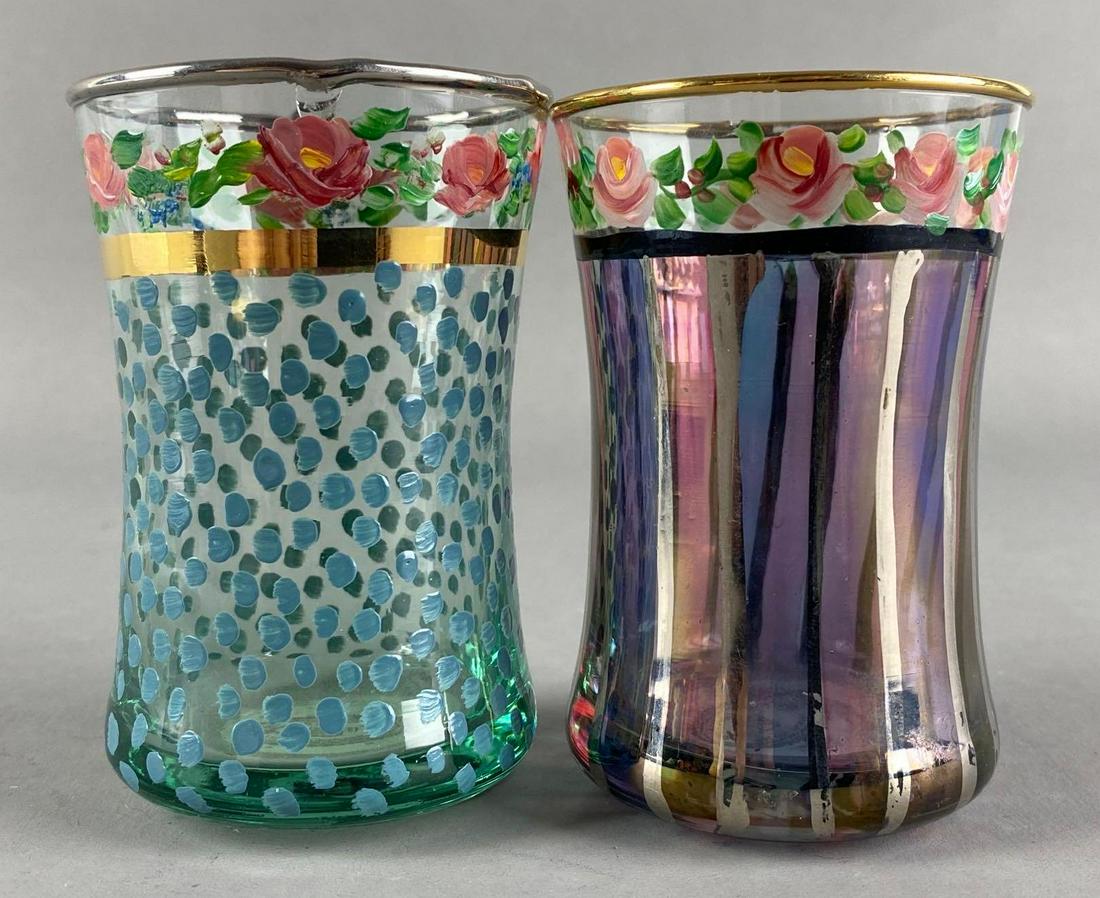 Group of 2 Mackenzie Childs Hand Painted Toothpick Holders (1 of 4)