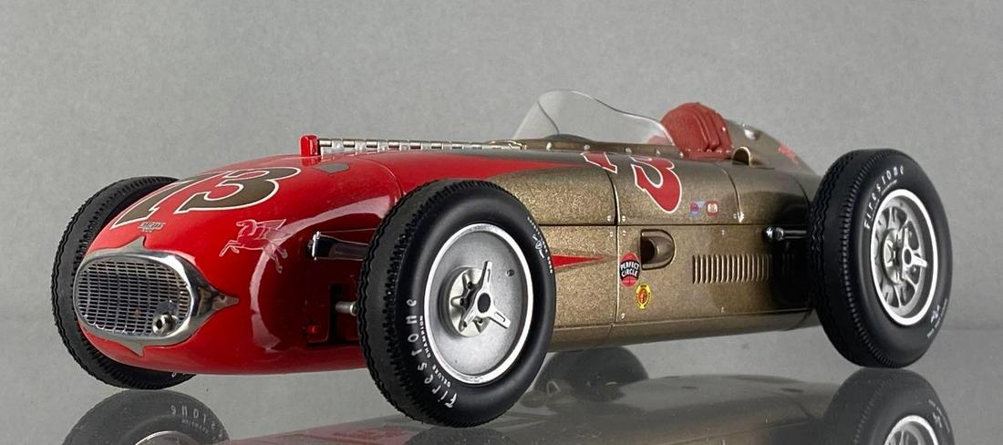 1999 Carousel Mike Nazaruk No. 73 Mobil Roadster: No. 0785, die-cast. Measures 2 1/2 x 10 x 3 1/2 inches