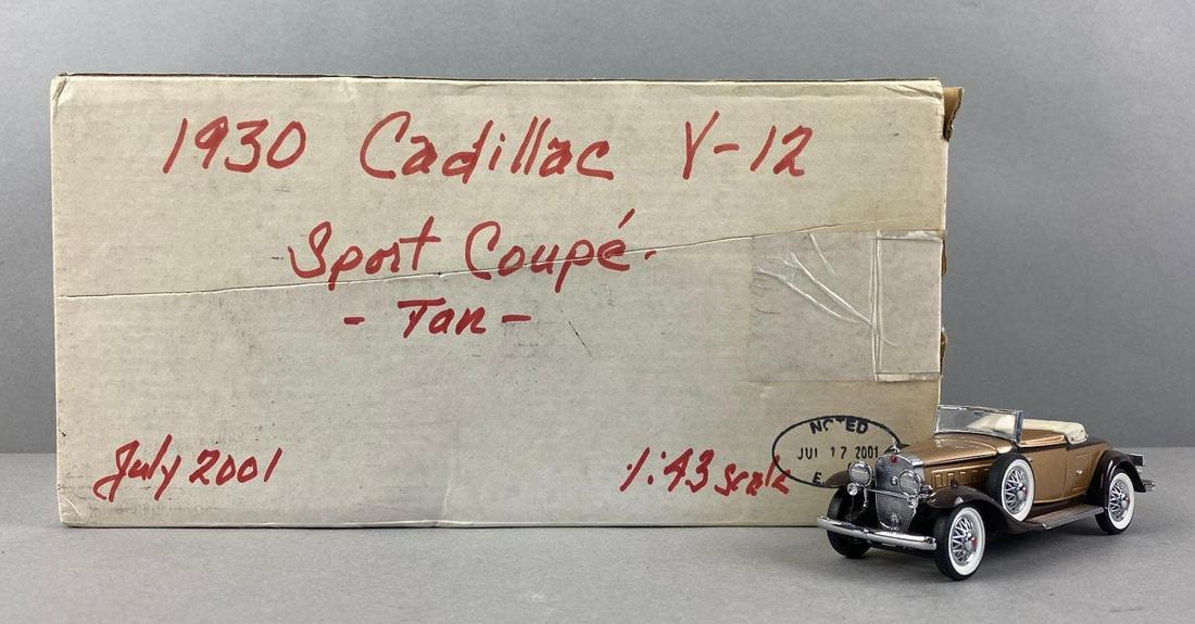 Franklin Mint Limited Edition 1930 Cadillac Y-12 Sport Coupe (1 of 3)