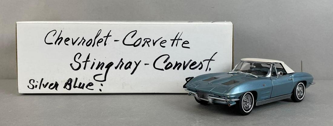 Danbury Mint Limited Edition 1963 Chevrolet Corvette Stingray Convertible (1 of 4)
