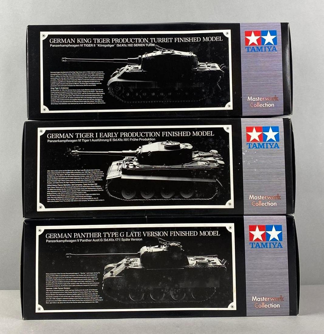 Group of 3 Tamiya WW2 German Tank Die-Cast Vehicles (1 of 3)