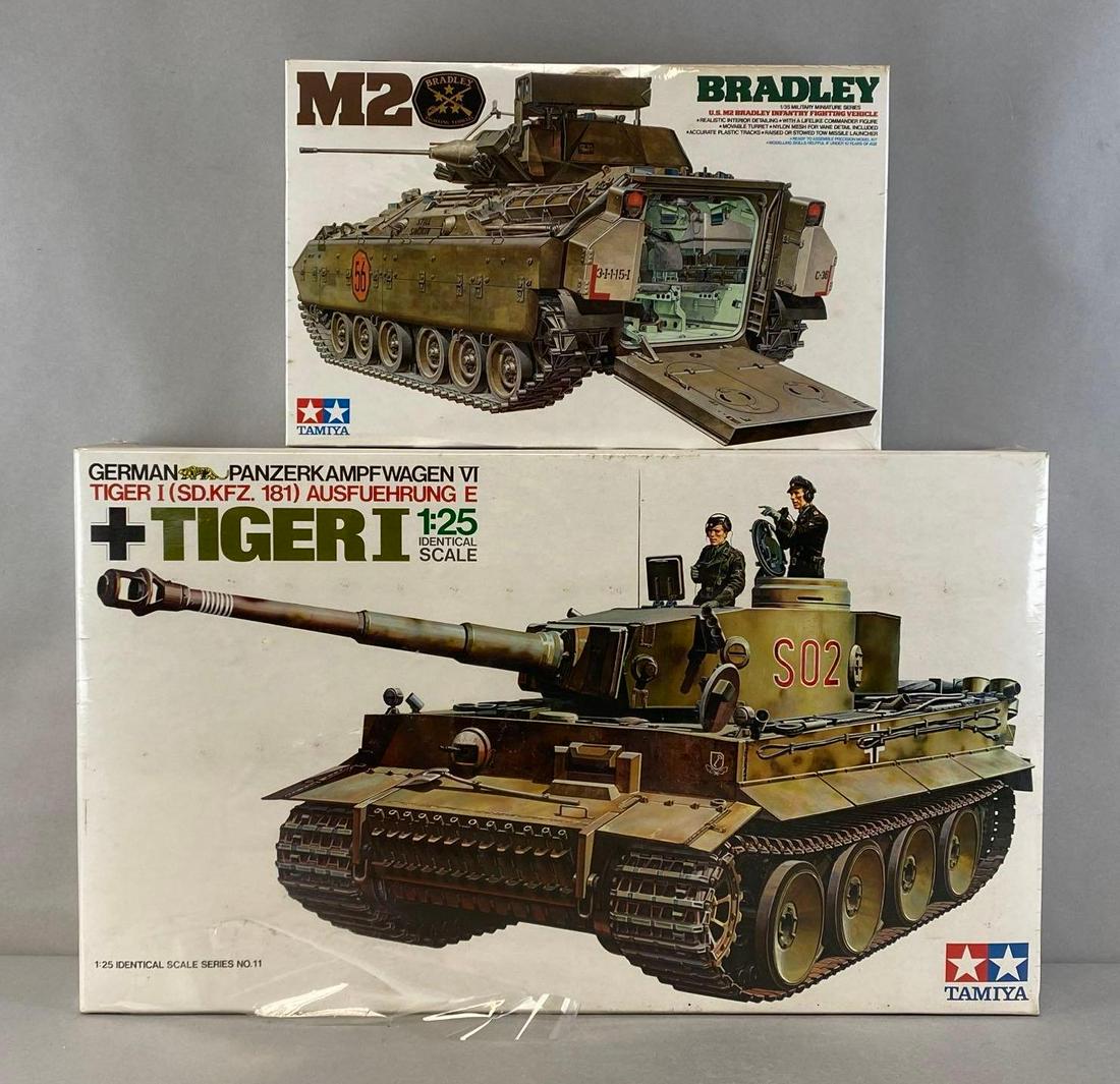 Group Of 2 Factory Sealed Tamiya Model Tank Kits Auction