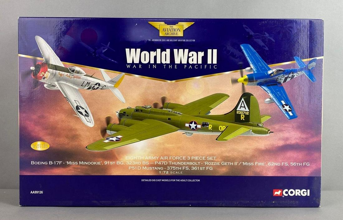 Corgi WW2 War in the Pacific Eighth Army Air Force 3 Piece Set (1 of 4)