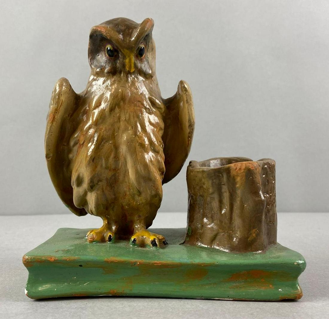 Owl Pottery Toothpick Holder (1 of 5)