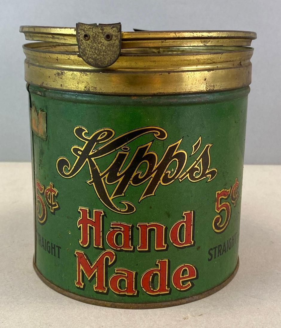 Kipps Hand Made Cigars Advertising Tin (1 of 6)