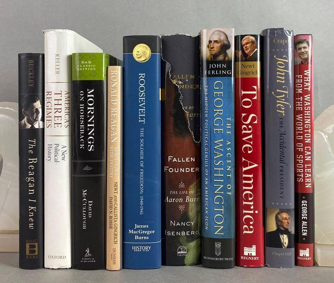 Group of 10 Assorted Military and Political Leader Books (1 of 4)