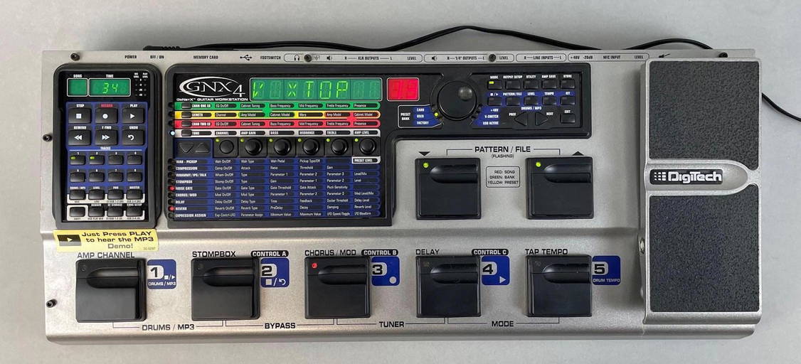 Digitech Gnx4 Guitar Multi Effects Workstation