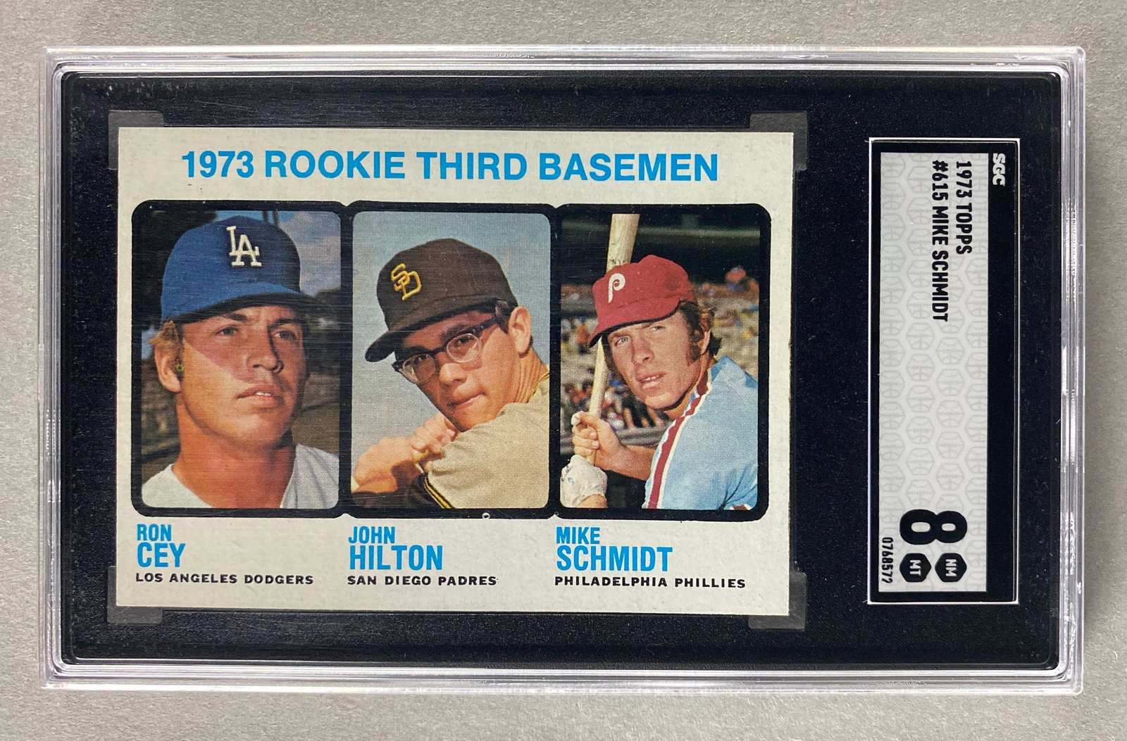 1973 Topps Mike Schmidt #615 SGC 8 - Rookie (1 of 2)