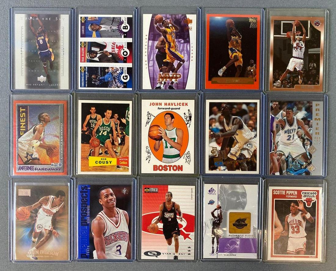 15 - basketball HOFs cards (1 of 2)