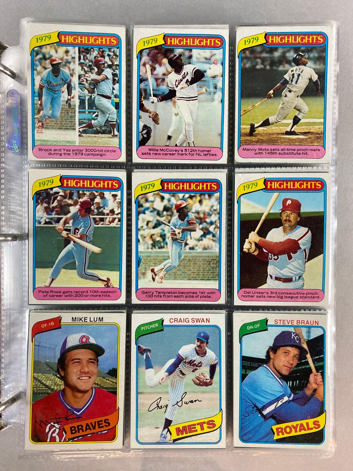 1980 Topps Baseball Complete Set (1 of 5)