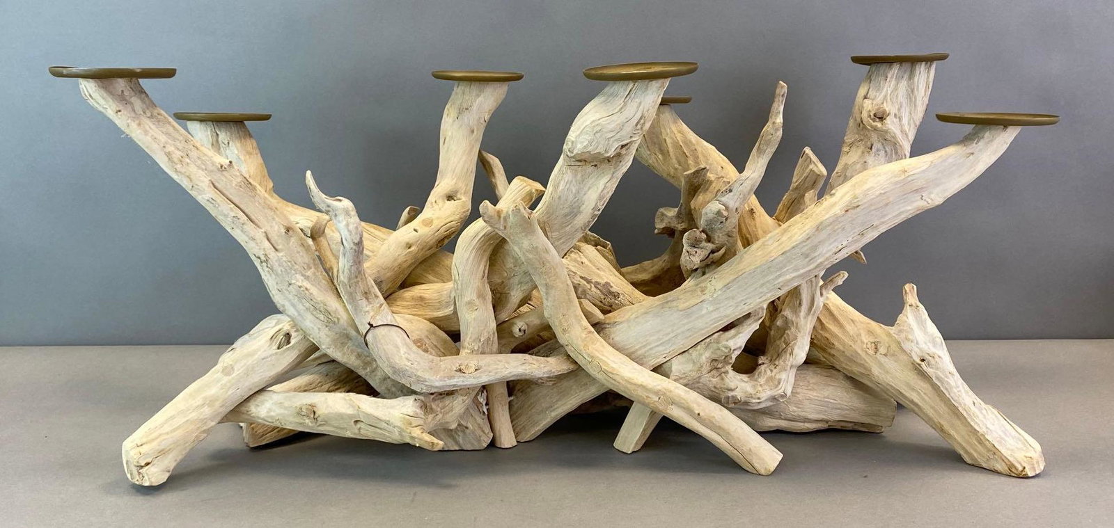 Roost Treated Driftwood Candleholder Centerpiece (1 of 5)