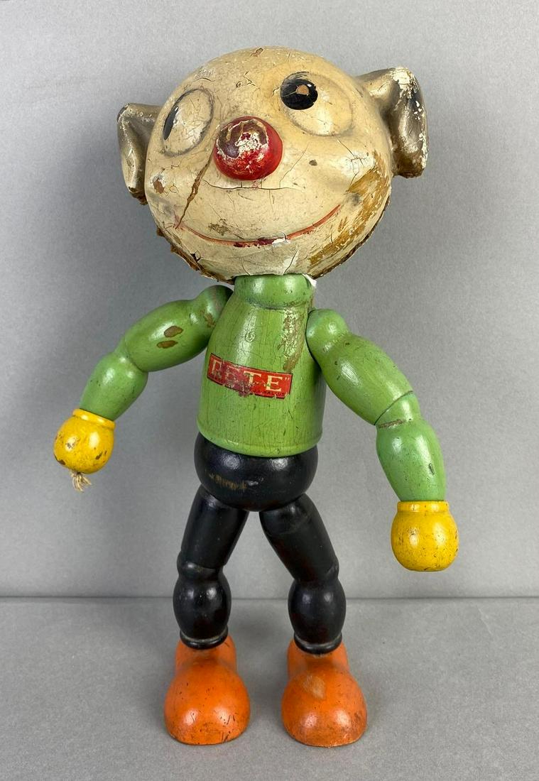 J. L. Kallus Pete the Pup Wooden Segmented Doll (1 of 6)