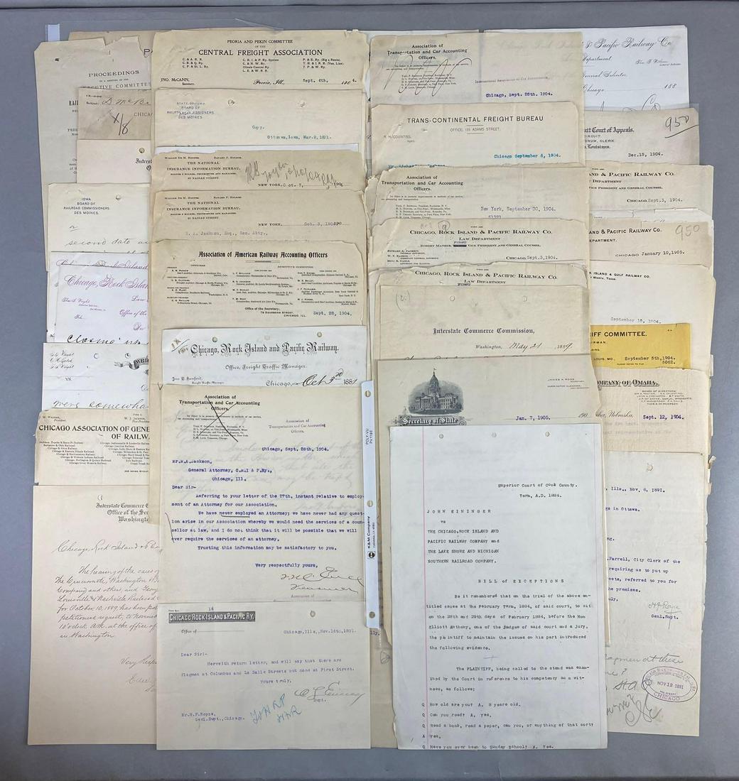 Group of Assorted Railroad Letters (1 of 7)