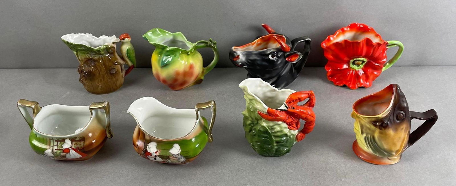 Group of 8 Assorted Coffee Creamer Pitchers (1 of 6)