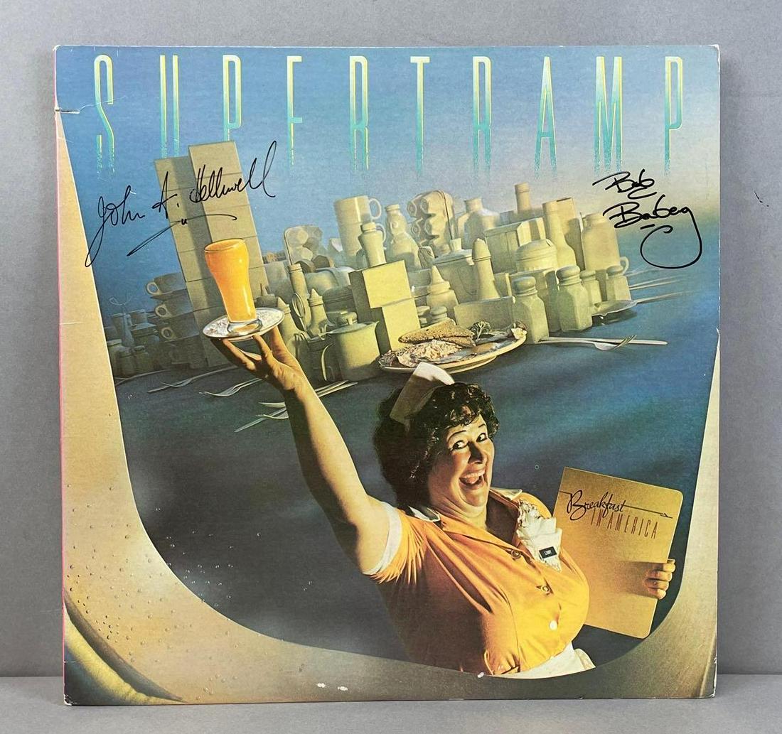Signed Vintage Supertramp Breakfast in America Vinyl Record (1 of 5)