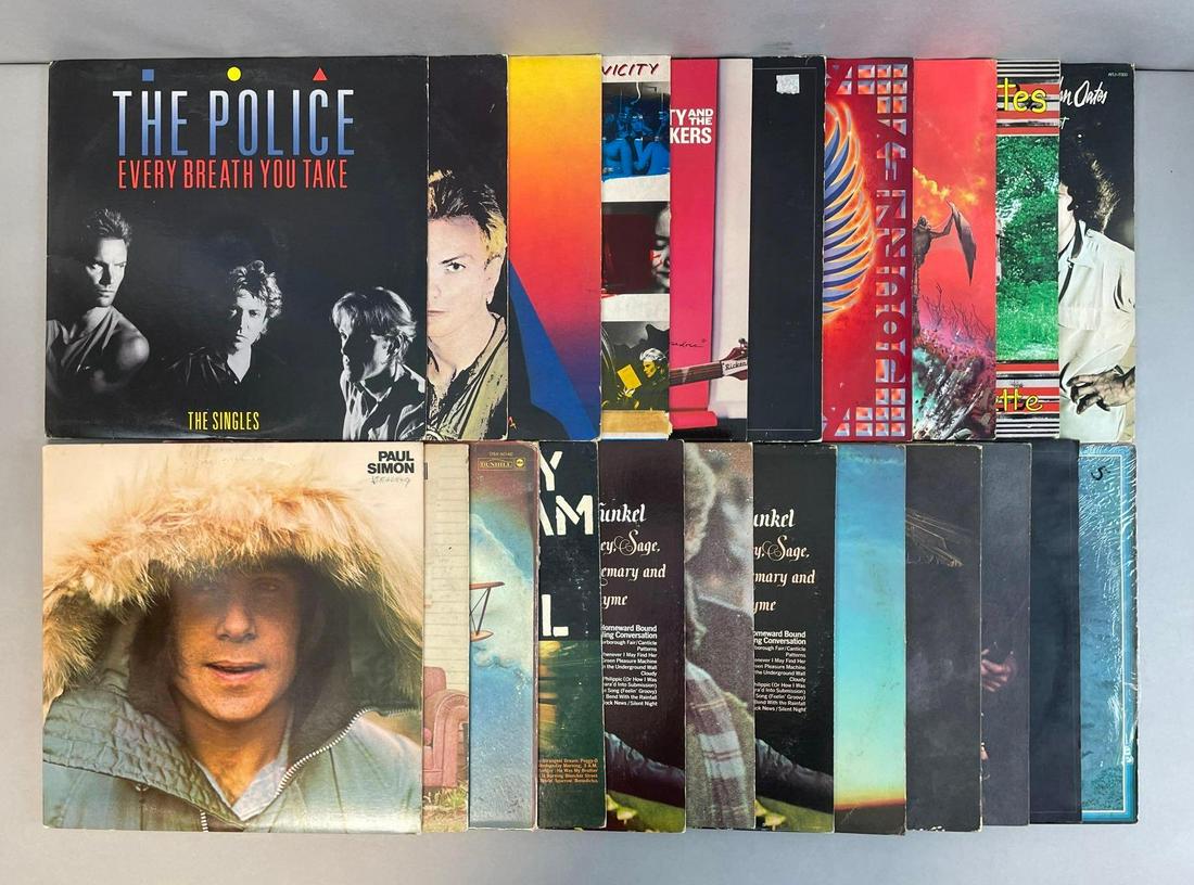 Group of 21 Vintage Classic Rock Vinyl Records (1 of 4)