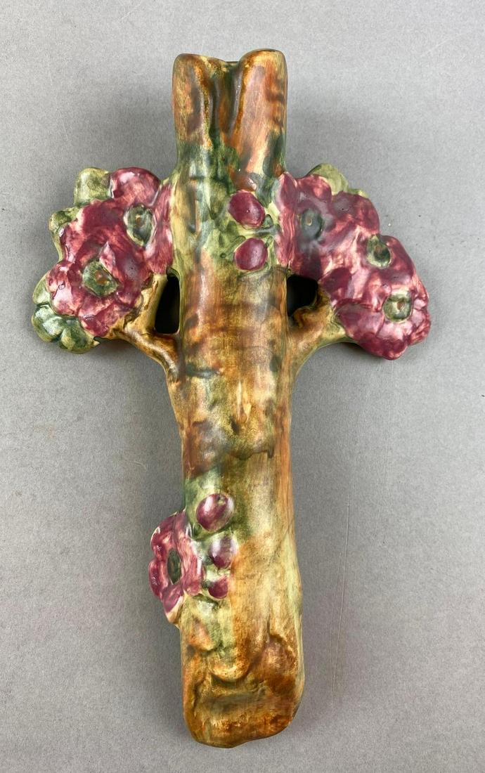 Weller Arts and Crafts Pottery Woodcraft Tree Bud Vase (1 of 6)