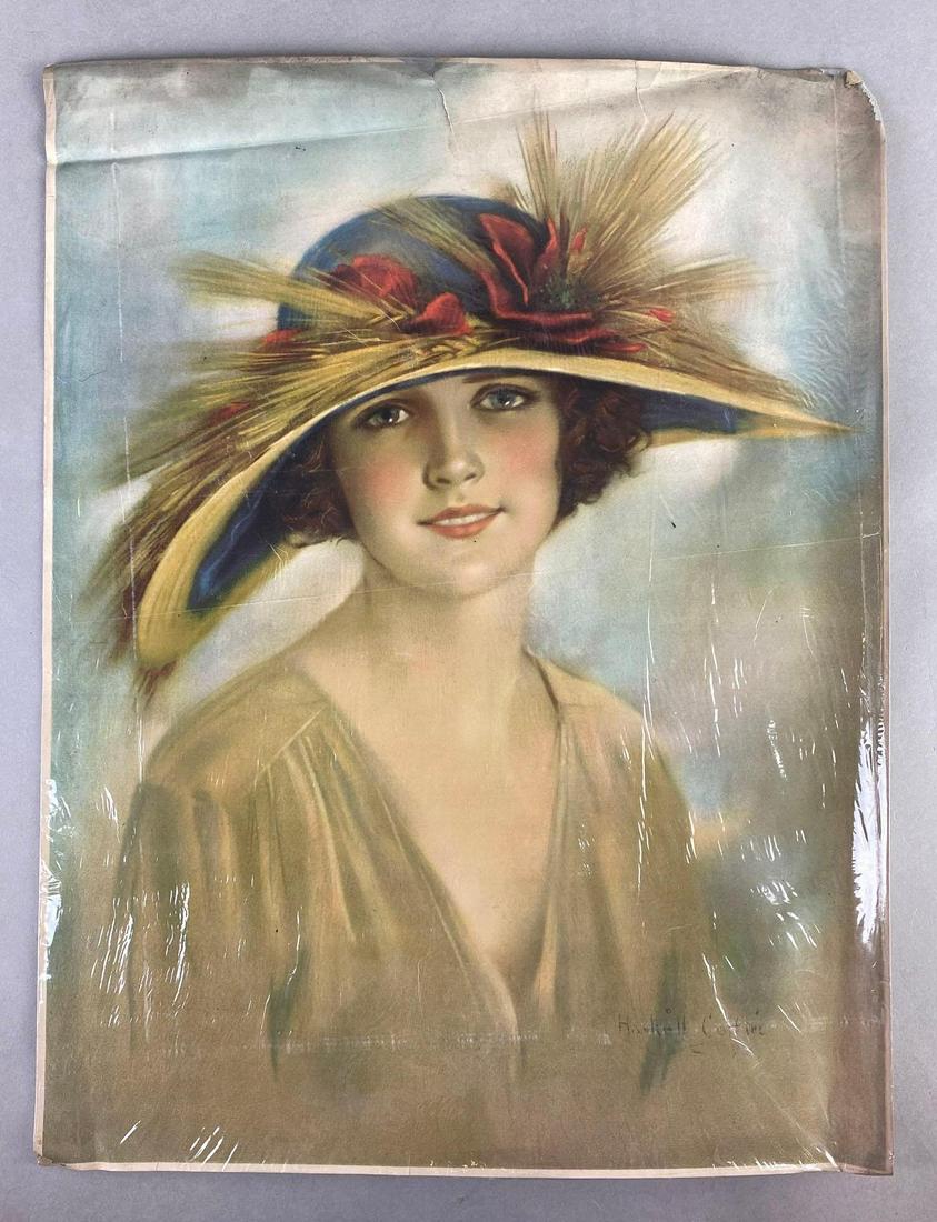 Haskell Coffin Victorian Woman Lithograph Auction