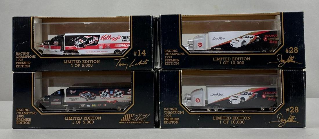 Group of 4 Racing Champions Limited Edition Transporters (1 of 5)