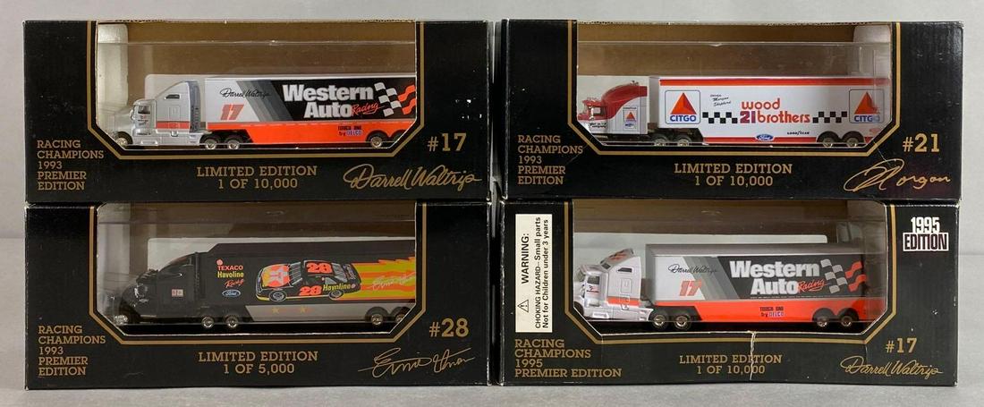 Group of 4 Action Champions NASCAR Limited Edition Die-Cast Transporters (1 of 3)
